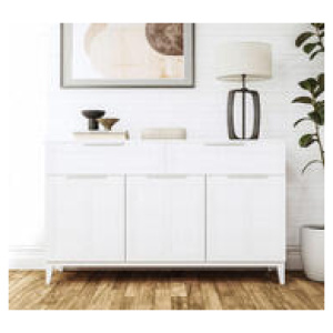 Kensley 3 Door & Drawer Buffet White