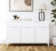 Kensley 3 Door & Drawer Buffet White