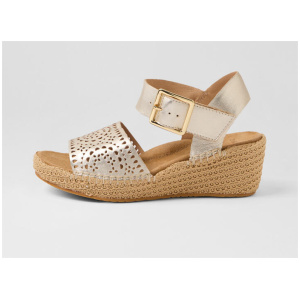 Killion Xw Pale Gold Leather Sandals