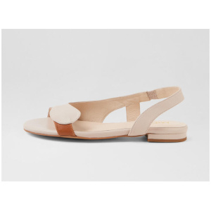 Kinda Nougat Dark Rum Leather Sandals