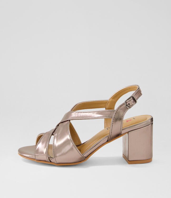 Kitte Pewter Sandals
