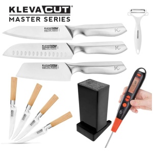 KlevaCut® Professional Chef 3pc Knife Set + $130 FREE Gifts + Lifetime Guarantee!