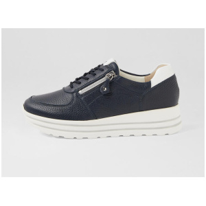 Lana Notte Weiss Leather Sneakers