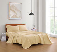 Lane Organic Washed Cotton Queen Linen Sheet Set Neutral