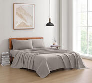Lane Organic Washed Cotton Queen Sheet Set Grey