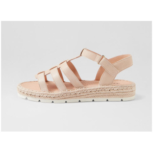 Latrobe Nougat Leather Sandals