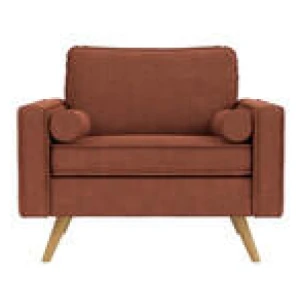 Lisbon Armchair Brown 1 Seater