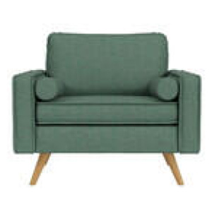 Lisbon Armchair Green 1 Seater