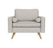 Lisbon Armchair Linden Oat 1 Seater