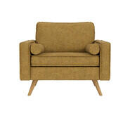 Lisbon Armchair Yellow 1 Seater