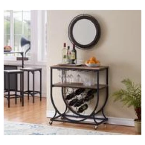 Lombardy Wine Rack Brown