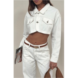 Love You Again Denim Jacket Off White