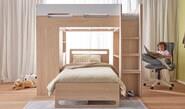 Lunar Loft Bed Package Brown