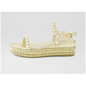 Mac Gold Leather Sandals