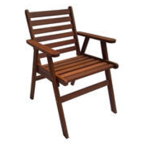 Manora Outdoor Dining Chair Brown