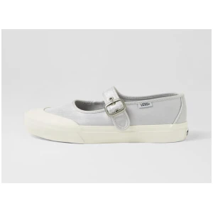 Mary Jane W Satin Silver Sneakers