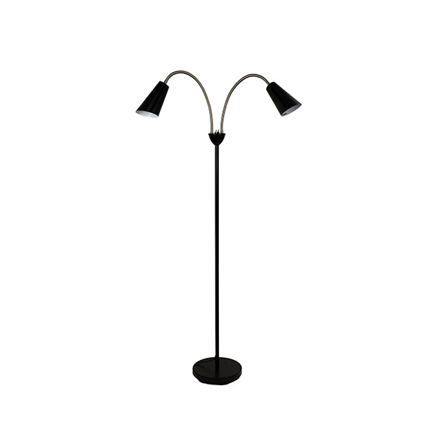 Mid Century Styled Twin Floor Lamp