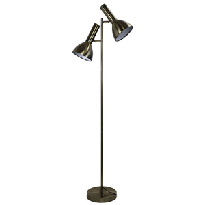 Mid Century Twin Floor Lamp