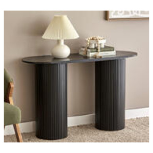 Mona 120Cm Console Table Black