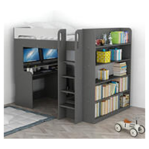 Monteray Double Loft Bed Grey