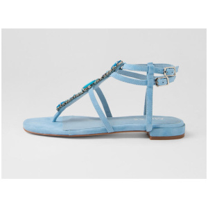 Muse Denim Suede Sandals