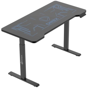 ONEX GDE1400G RGB Tempered Glass Electric Height Adjustable Gaming/Office Desk