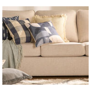 Otto Square Black & Grey Cushion Black