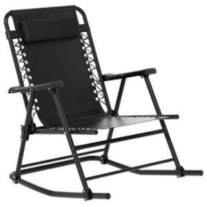 Outdoor Rocking Chair Folding Reclining Recliner Patio Furniture Garden