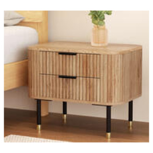 Pams Bedside Table Wood Medium