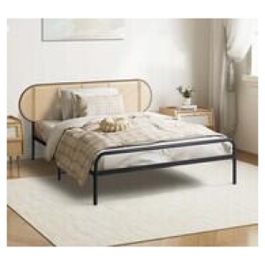 Panama Single Bed Frame Black