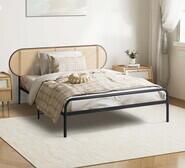 Panama Single Bed Frame Black