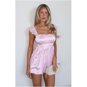 Pretty Princess Mini Dress Pale Pink