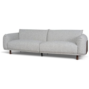 Prisha 3 Seater Sofa - Noah Silver Lining by Interior Secrets - AfterPay Available