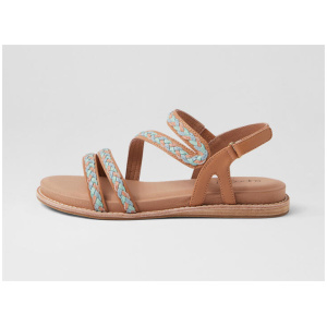 Quaid Camel Leather Sandals