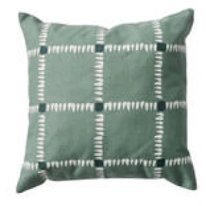 River Square Cushion Green