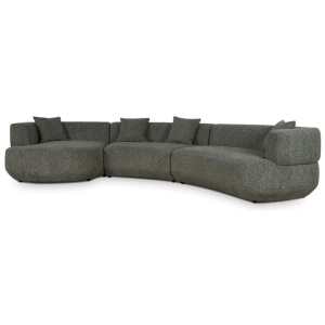 Roly Modular Left Chaise Sofa - Canopy Green by Interior Secrets - AfterPay Available