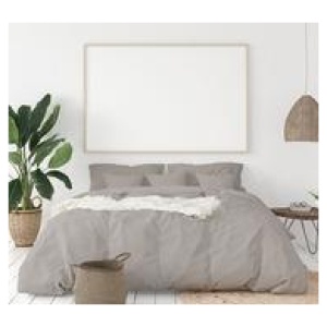 Royal Comfort King 1000Tc Bamboo Cotton Quilt Cover Set Neutral