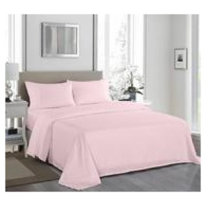 Royal Comfort King Ultrasoft Soft Pink Sheet Set Pink