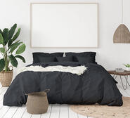 Royal Comfort Queen 1000Tc Bamboo Cotton Quilt Cover Set Grey