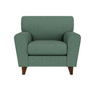 Ruby Armchair Green 1 Seater