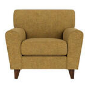 Ruby Armchair Yellow 1 Seater