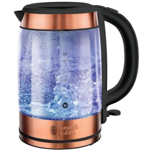 Russell Hobbs Brooklyn Glass Kettle Copper RHK172