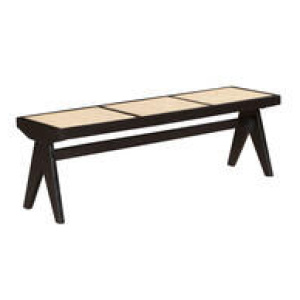 Sentar 2 Seater Bench Black