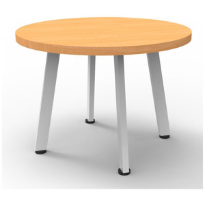 Serenity Coffee Table In White Satin Frame Beech