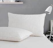 Set Of 2 Dreamaker Duck Feather & Down Pillows White