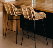 Set Of 2 Mae Bar Stools Neutral