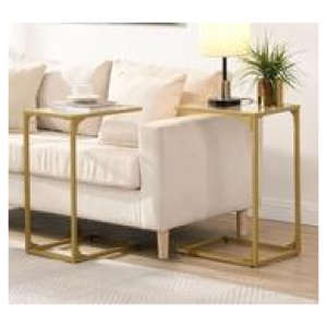 Set Of 2 Midas Side Tables Yellow