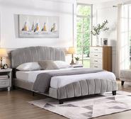 Shella Queen Bed Frame Grey