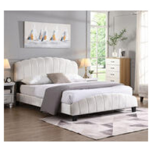 Shella Queen Bed Frame Neutral