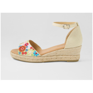 Silia Flower Embroidery Multi Sandals